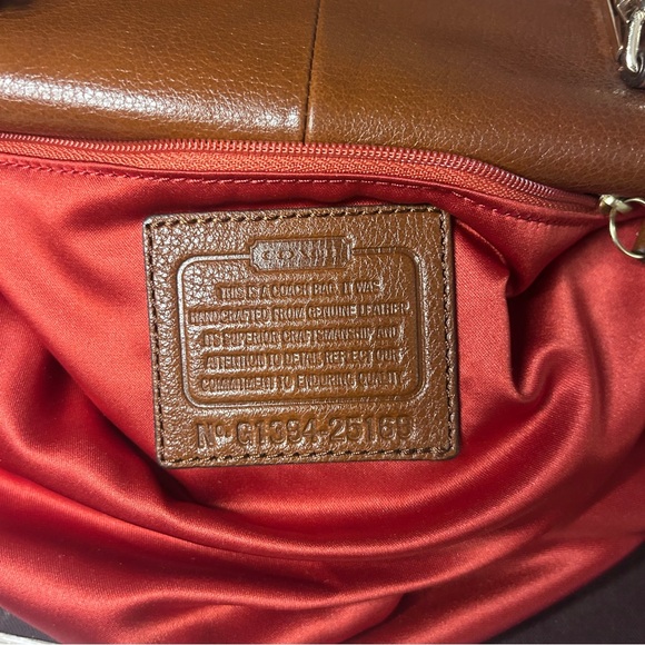 Coach Tan Leather Satchel - Picture 10 of 14